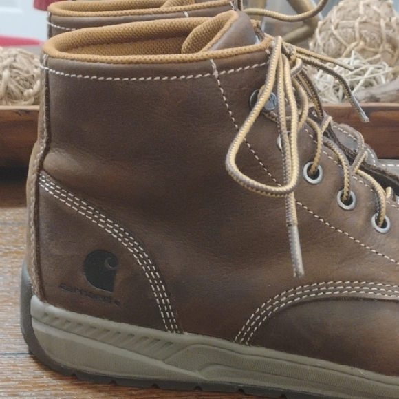 New CARHARTT Brown Leather  Boots - Picture 6 of 10